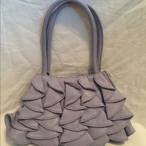 Purple Ruffle Purse